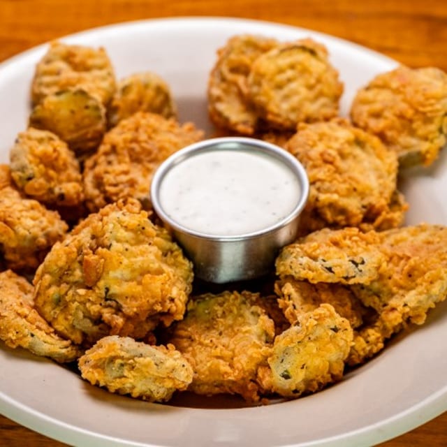 Homemade Fried Pickles.