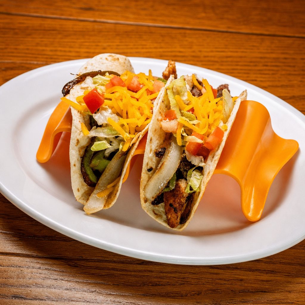 Chicken Fajita Tacos.