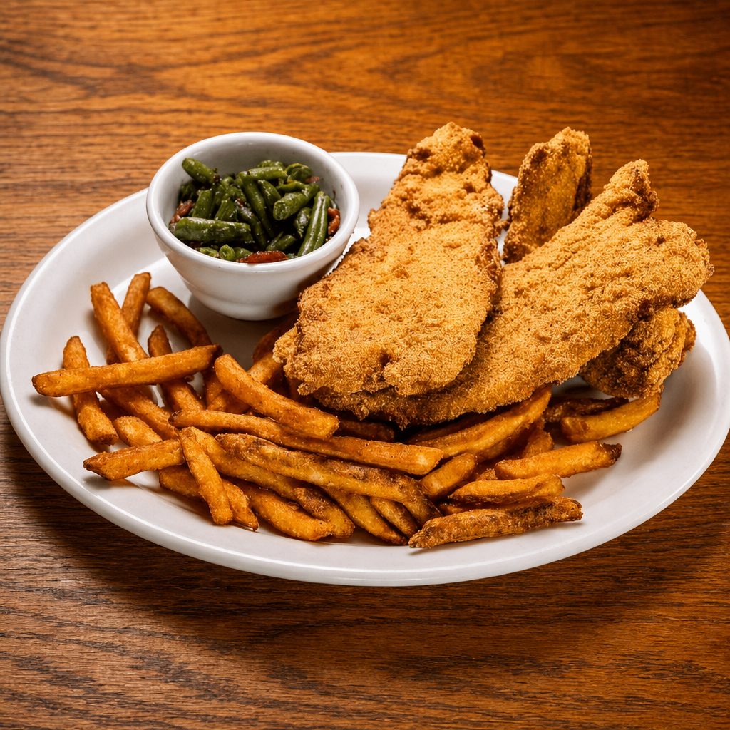 Crusted Parmesan Catfish.
