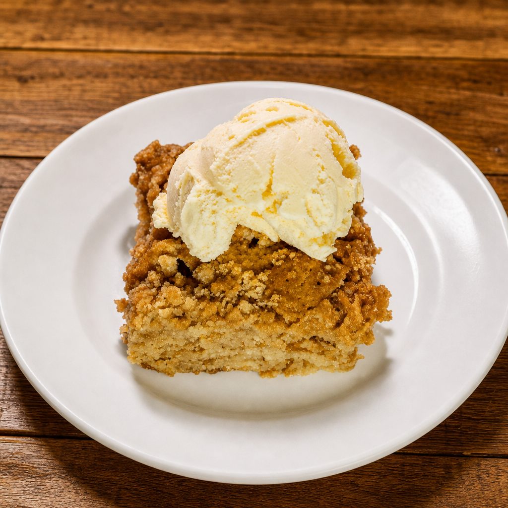 Peach Cobbler.