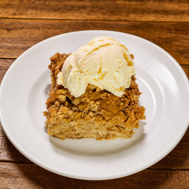 Peach Cobbler.