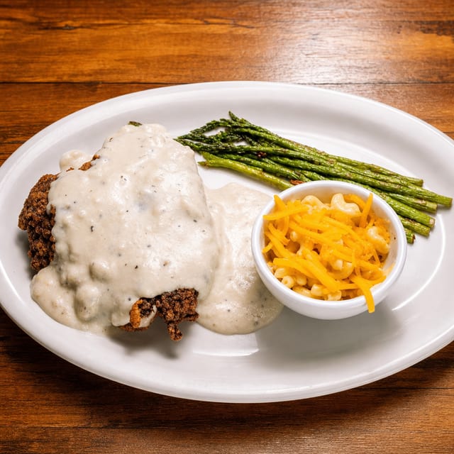 Chicken-Fried Steak Lunch.