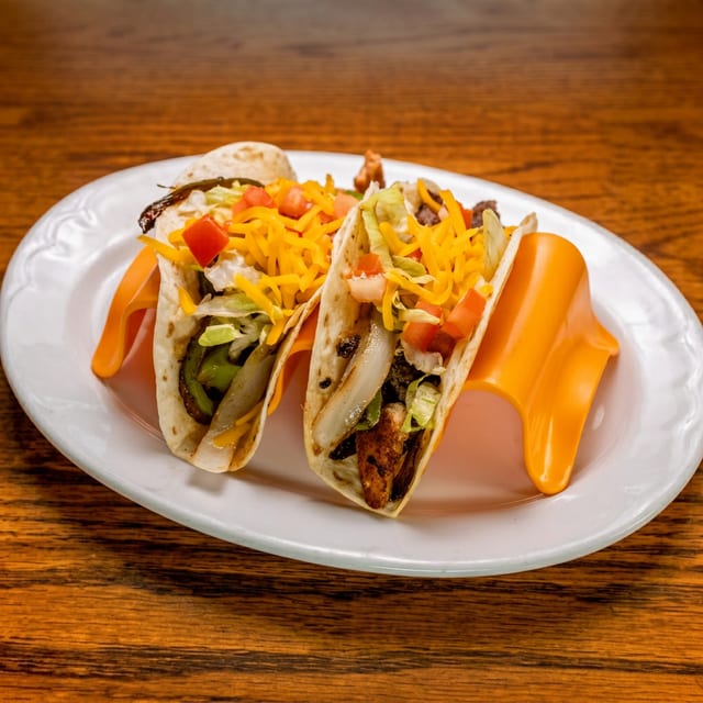 Chicken Fajita Tacos.