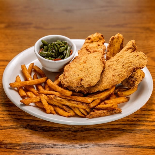 Crusted Parmesan Catfish.