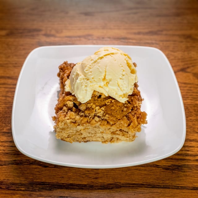 Peach Cobbler.