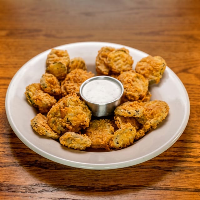 Homemade Fried Pickles.