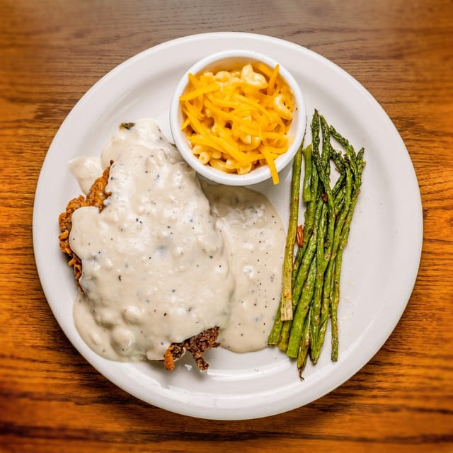Chicken-Fried Steak Lunch.
